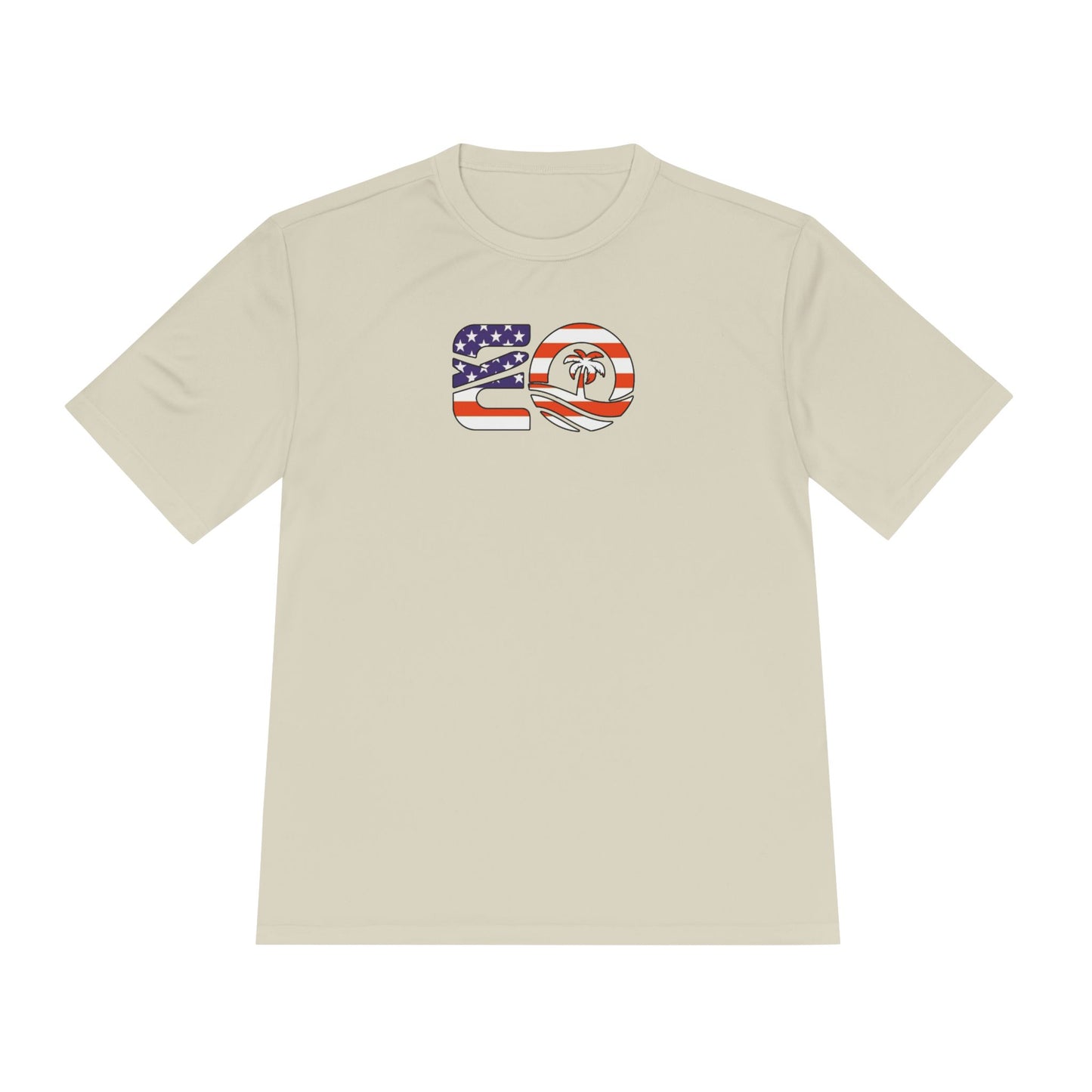 EO USA Flag Performance Tee Printify