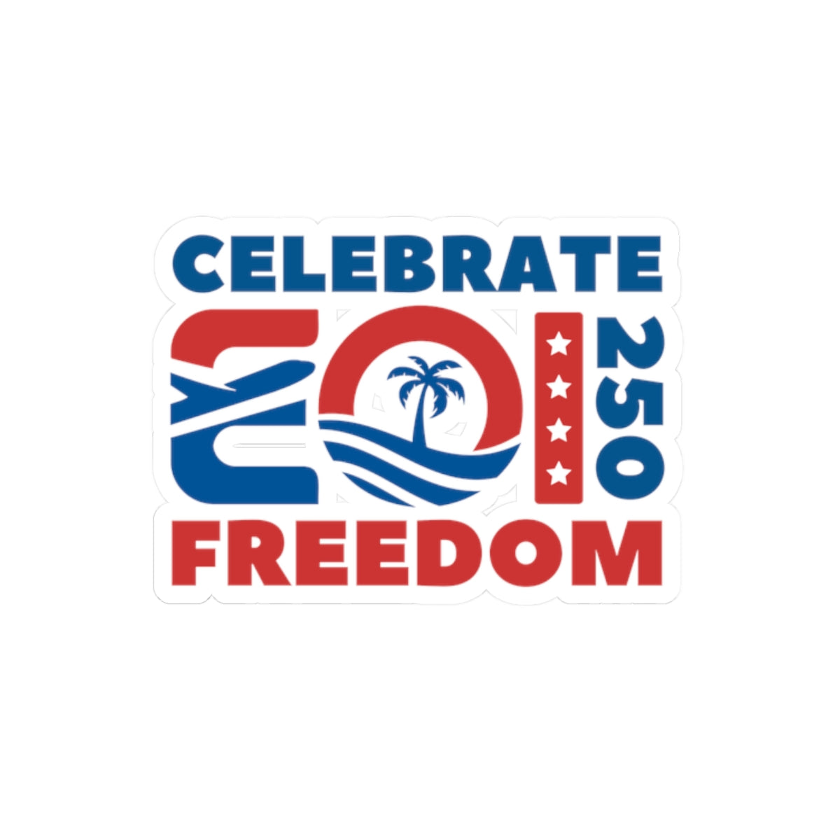 USA 250th Sticker Printify
