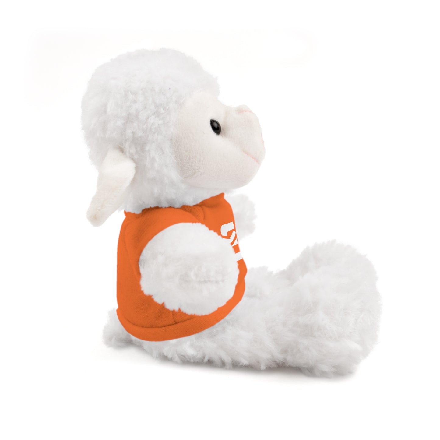 EO White Stuffed Animals with Tee
