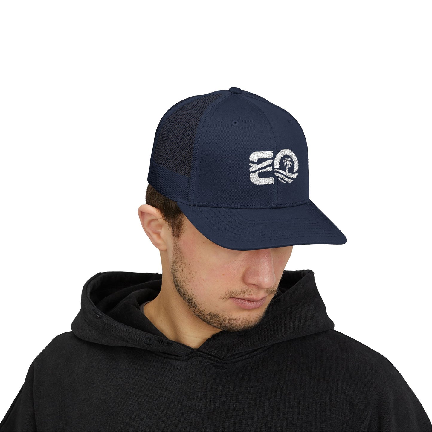 Drama Llama Matching EO Snapback - White Logo Printify