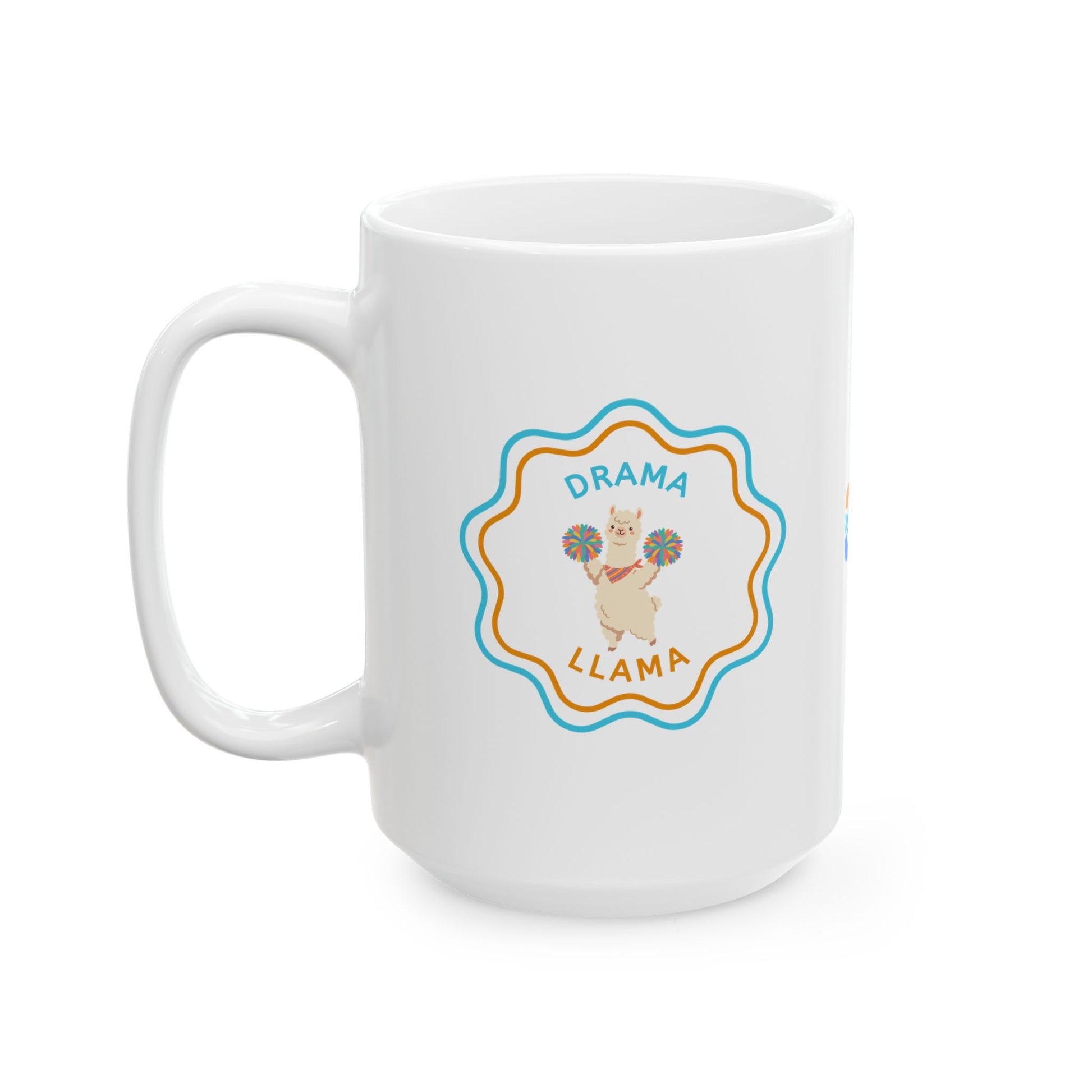 Drama Llama "V3" Ceramic Mug, (11oz, 15oz) Printify