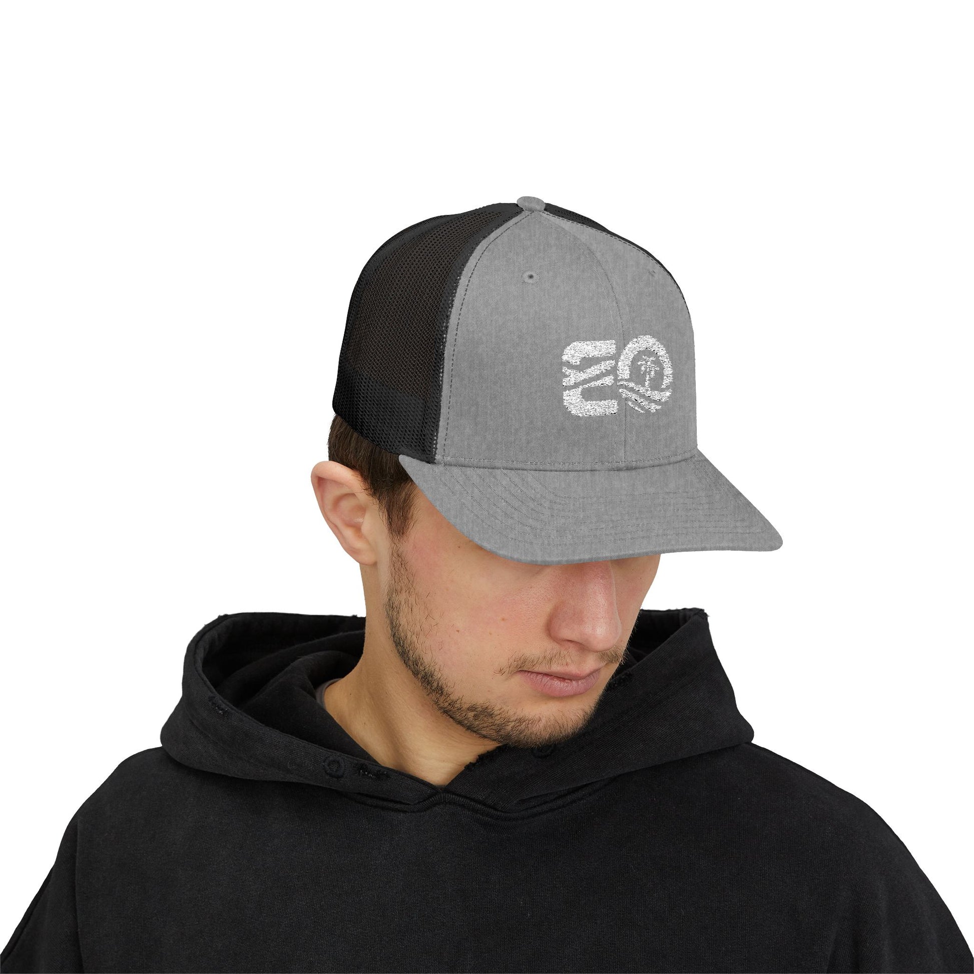 EO Snapback - White Logo Printify
