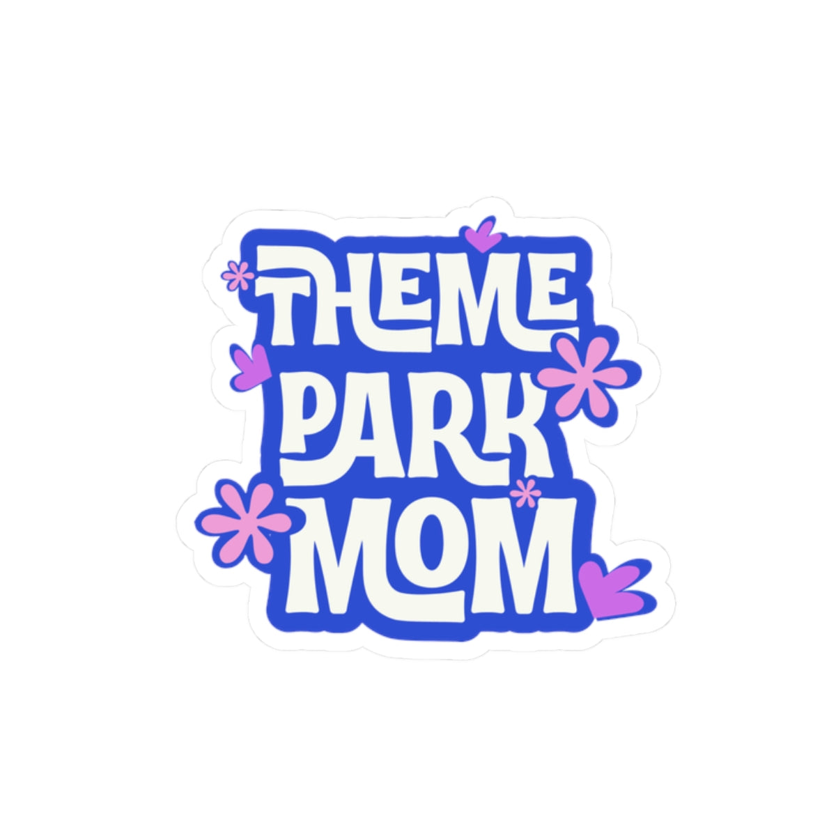 Theme Park Mom Sticker Printify