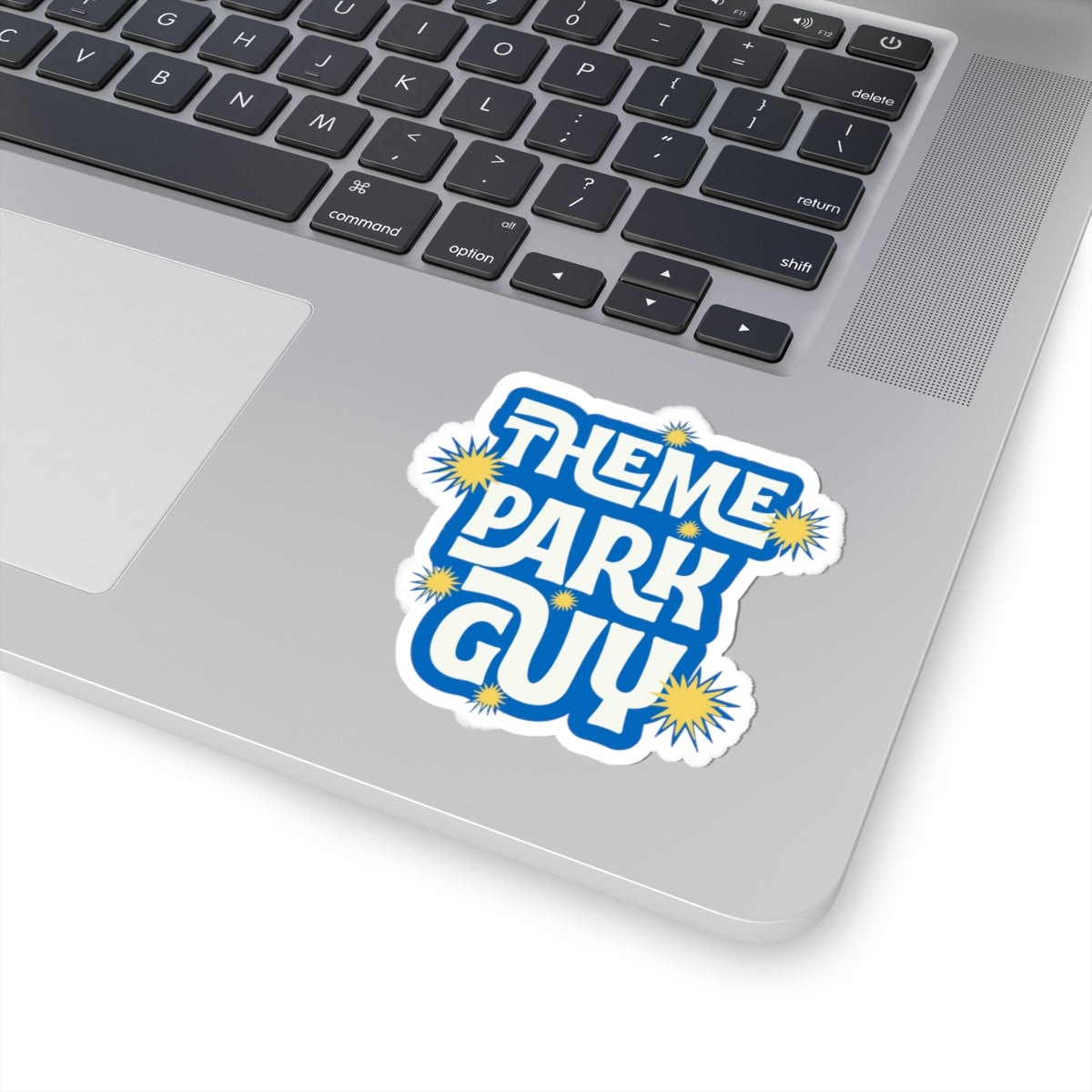 Theme Park Guy Sticker Printify