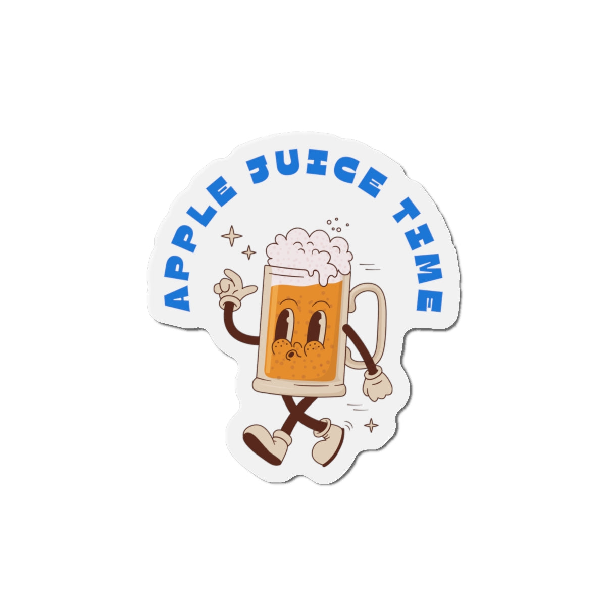 Apple Juice Time Die-Cut Magnet Printify