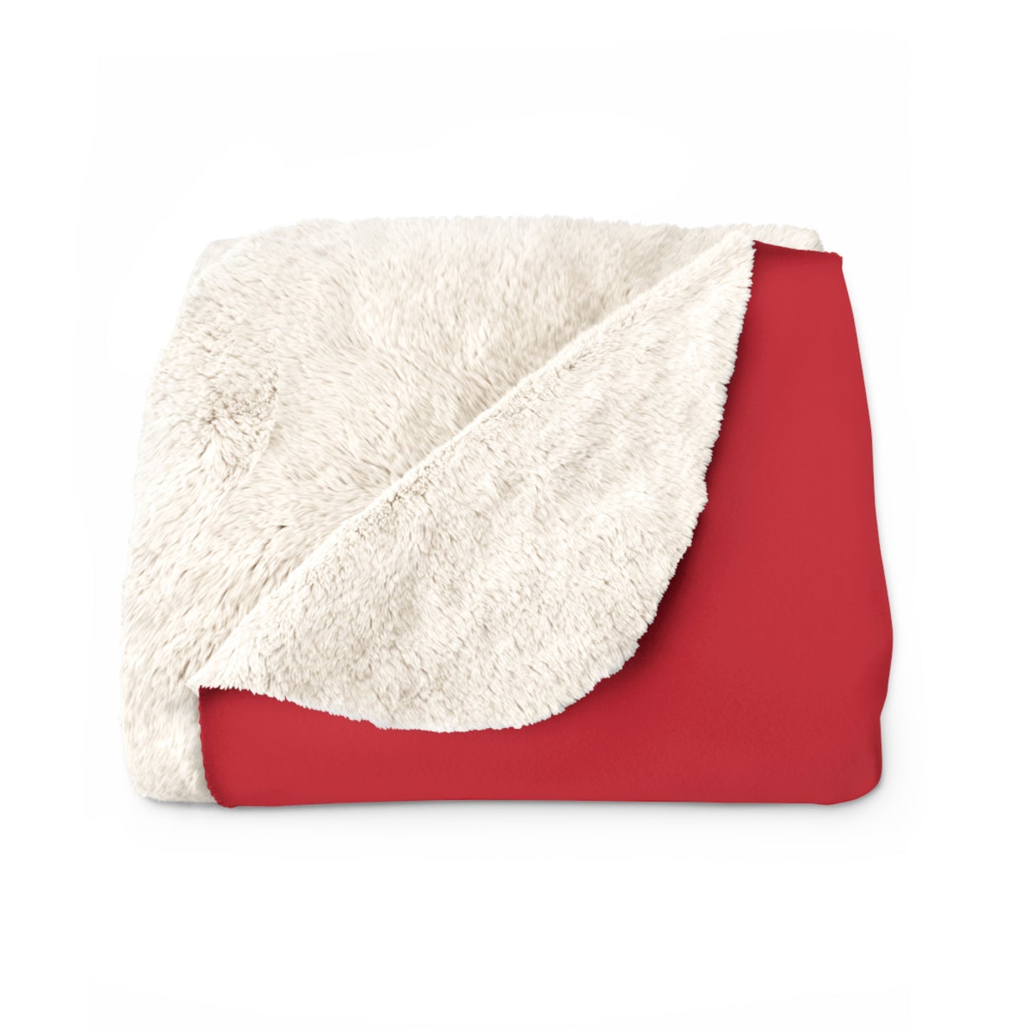 EO White Sherpa Fleece Blanket