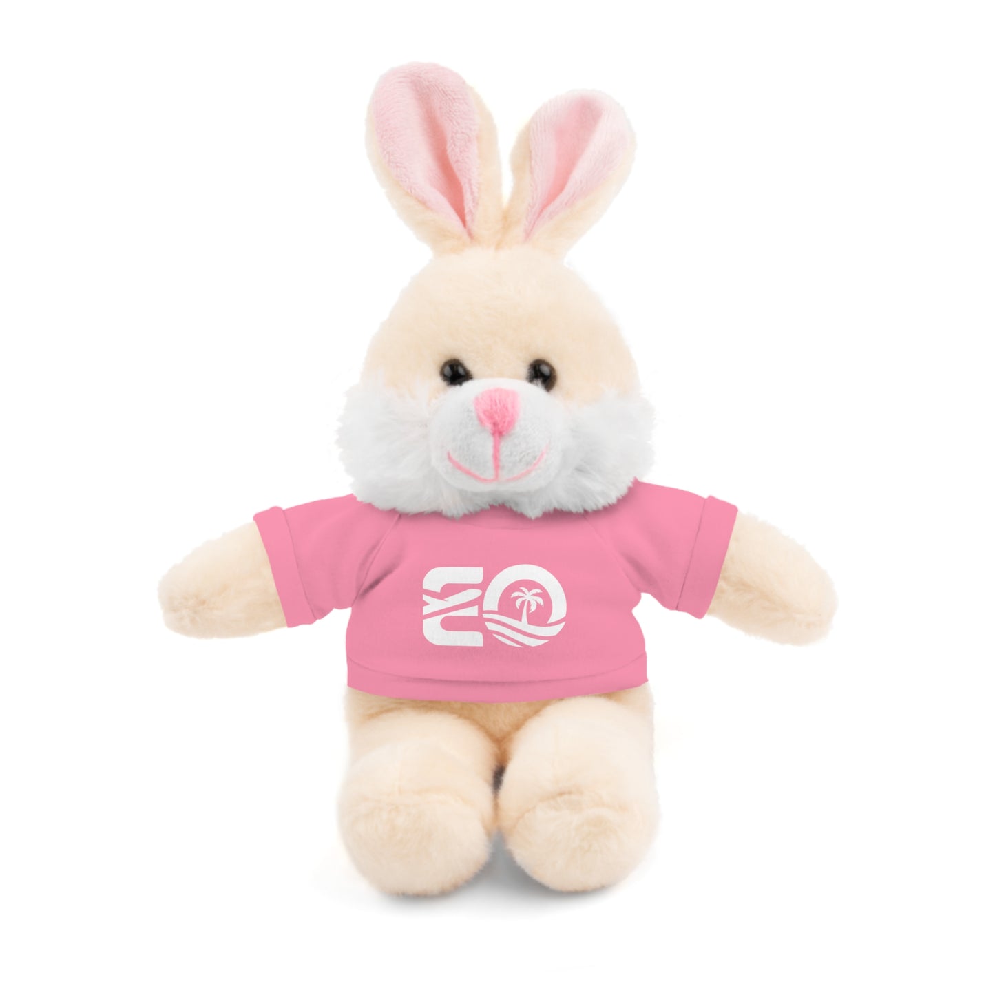 EO White Stuffed Animals with Tee