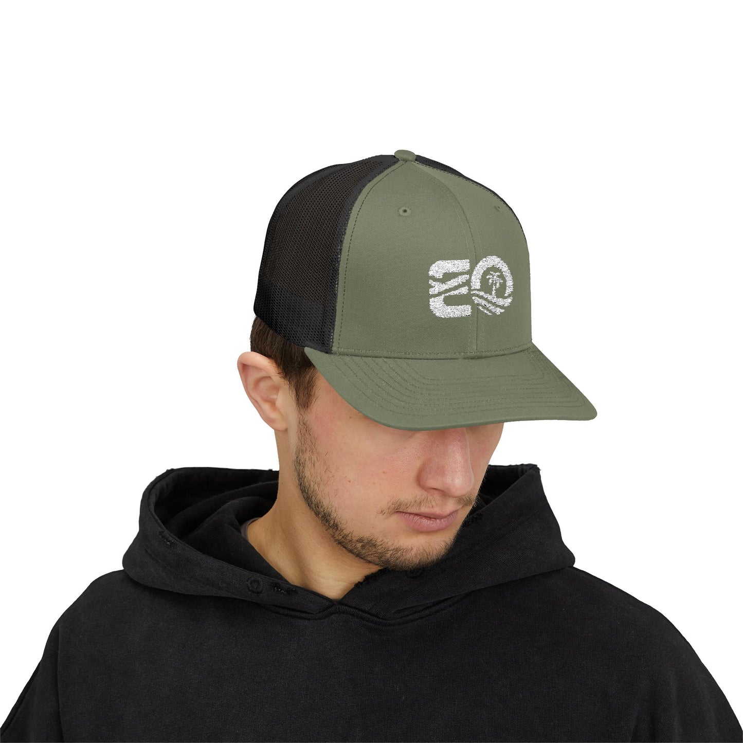EO Snapback - White Logo Printify