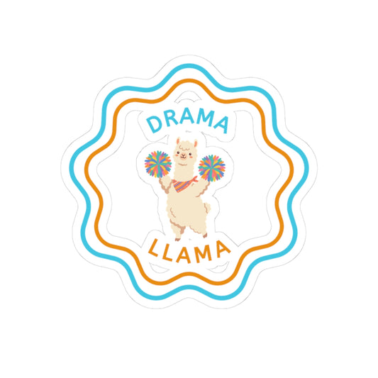 Drama Llama "V3" Stickers Printify
