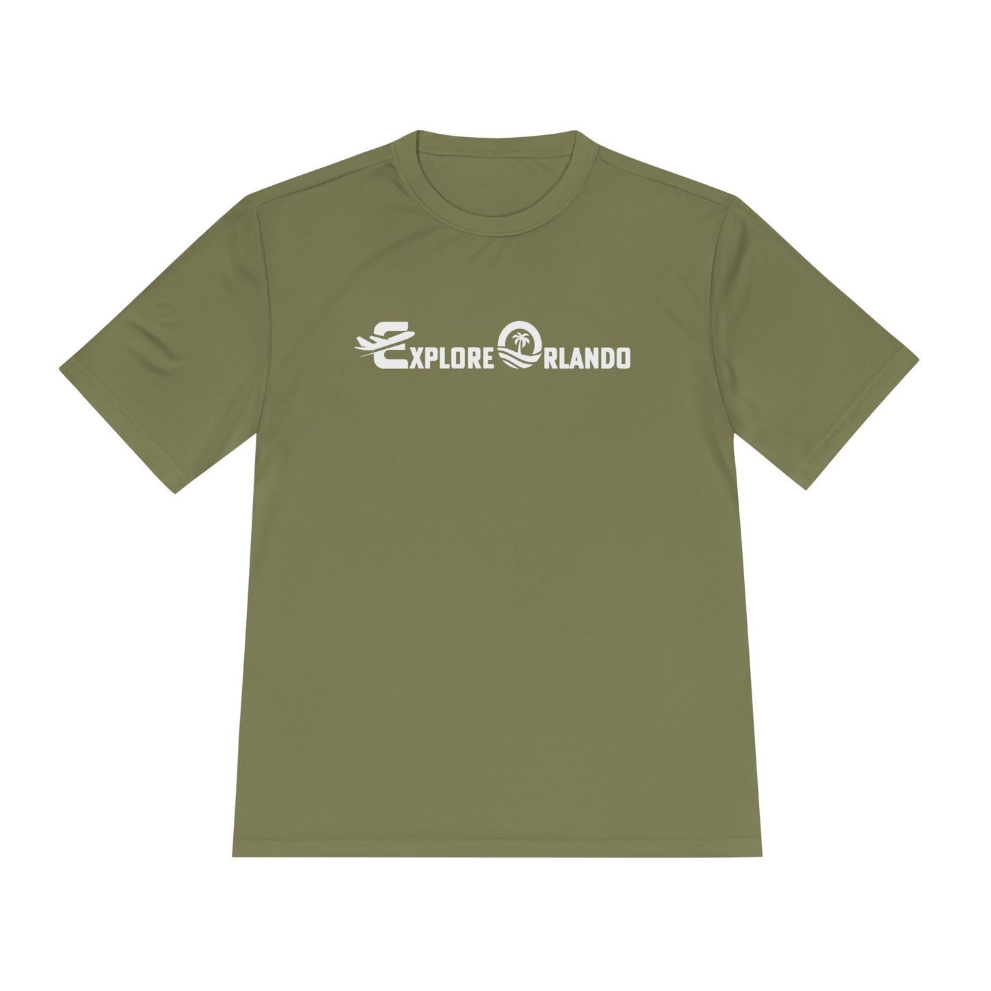 Explore Orlando Performance Tee - White Logo Printify