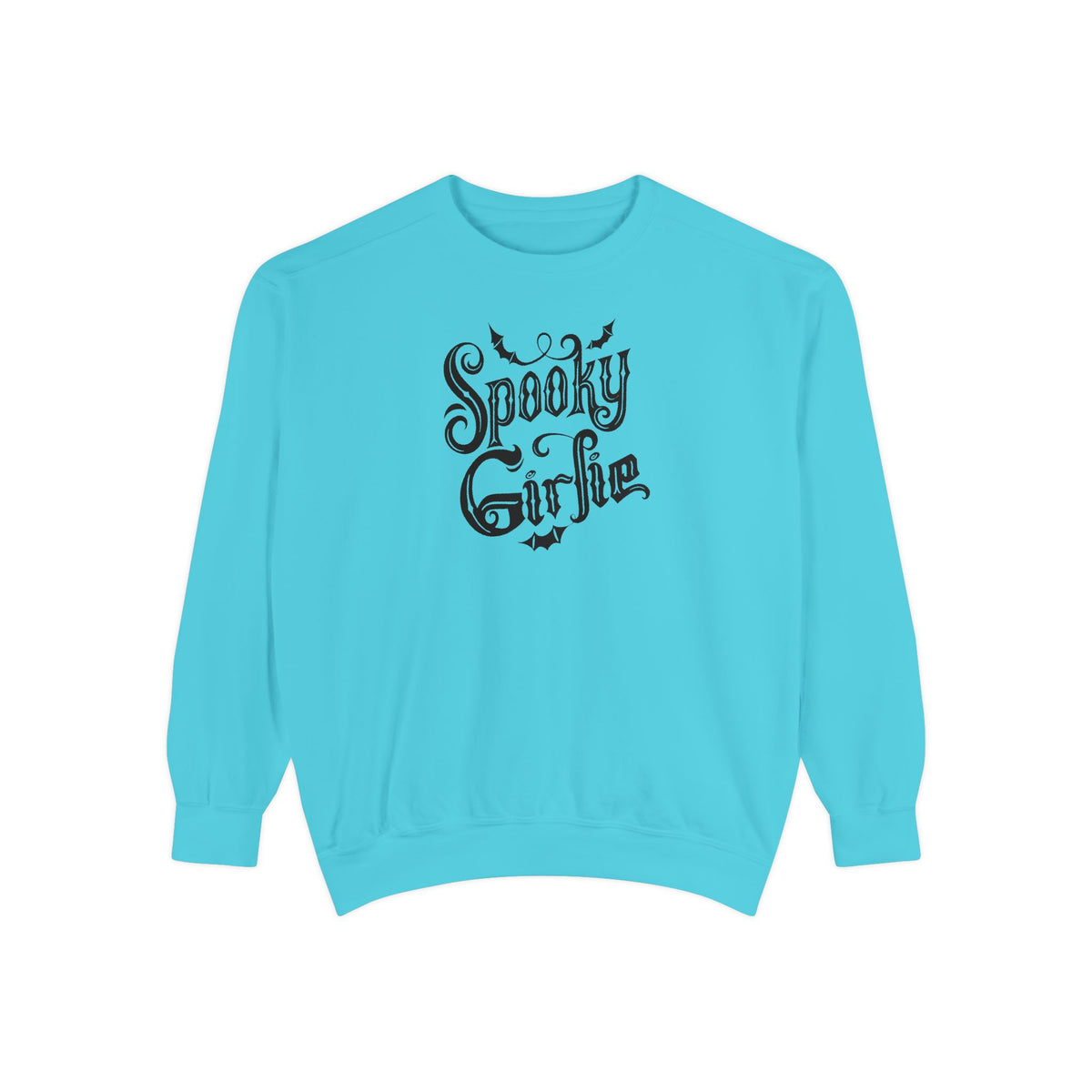 Spooky Girlie Unisex Garment-Dyed Sweatshirt Printify