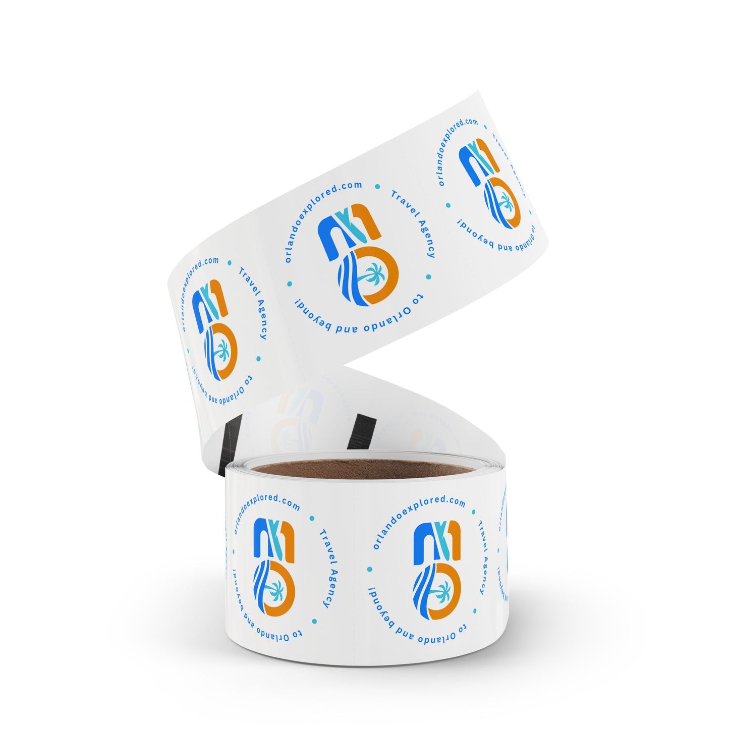 Round Sticker Label Rolls Printify