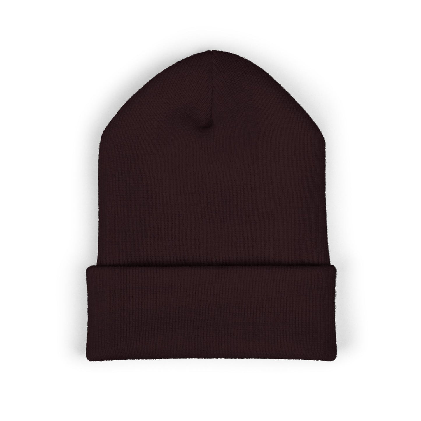 EO White Classic Cuffed Beanie (Embroidery)