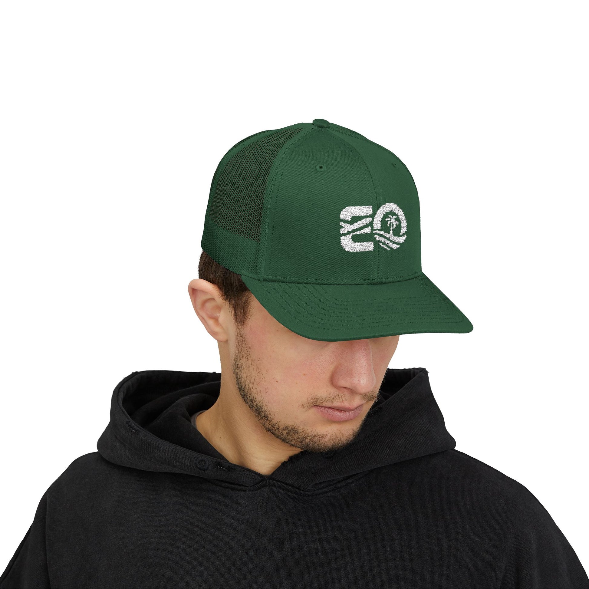 EO Snapback - White Logo Printify