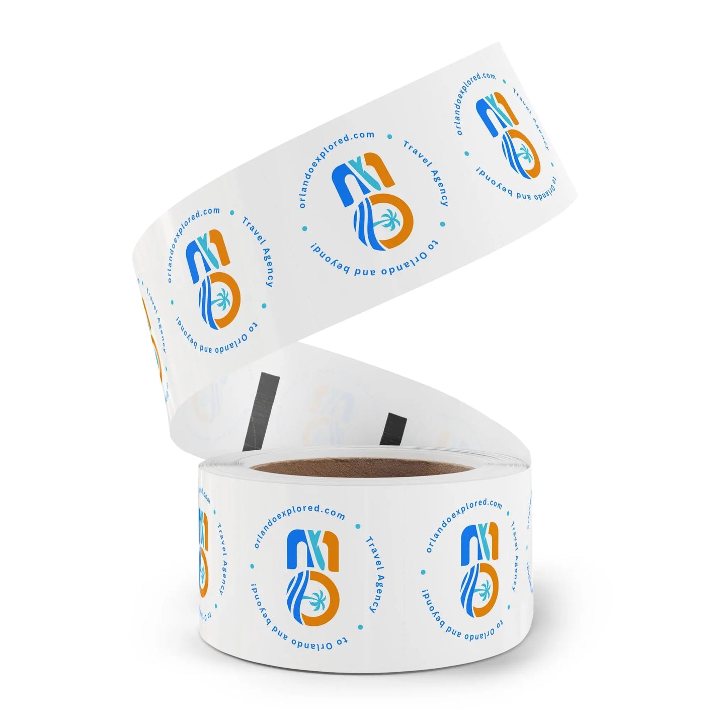 Round Sticker Label Rolls Printify