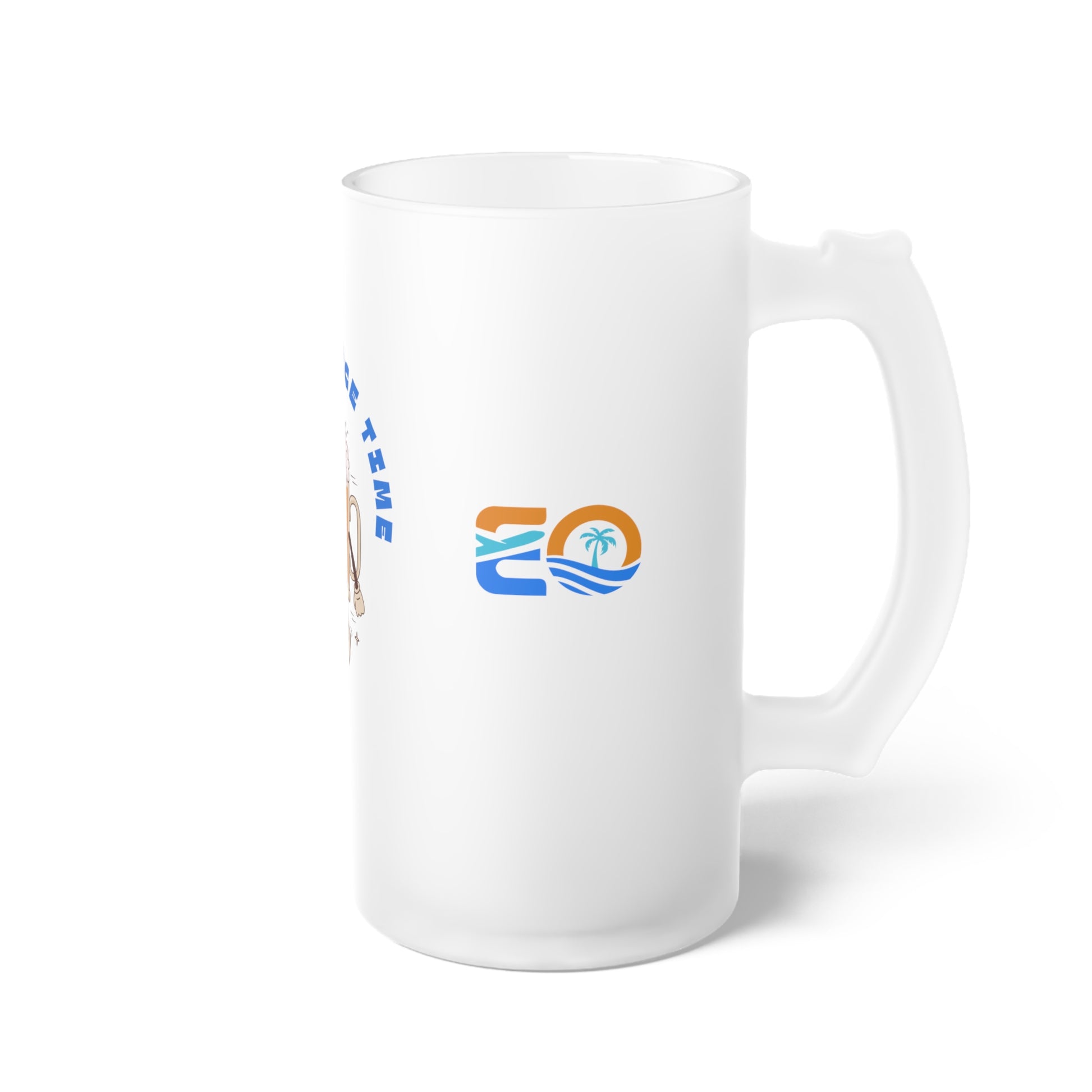 Frosted Glass Beer Mug Printify