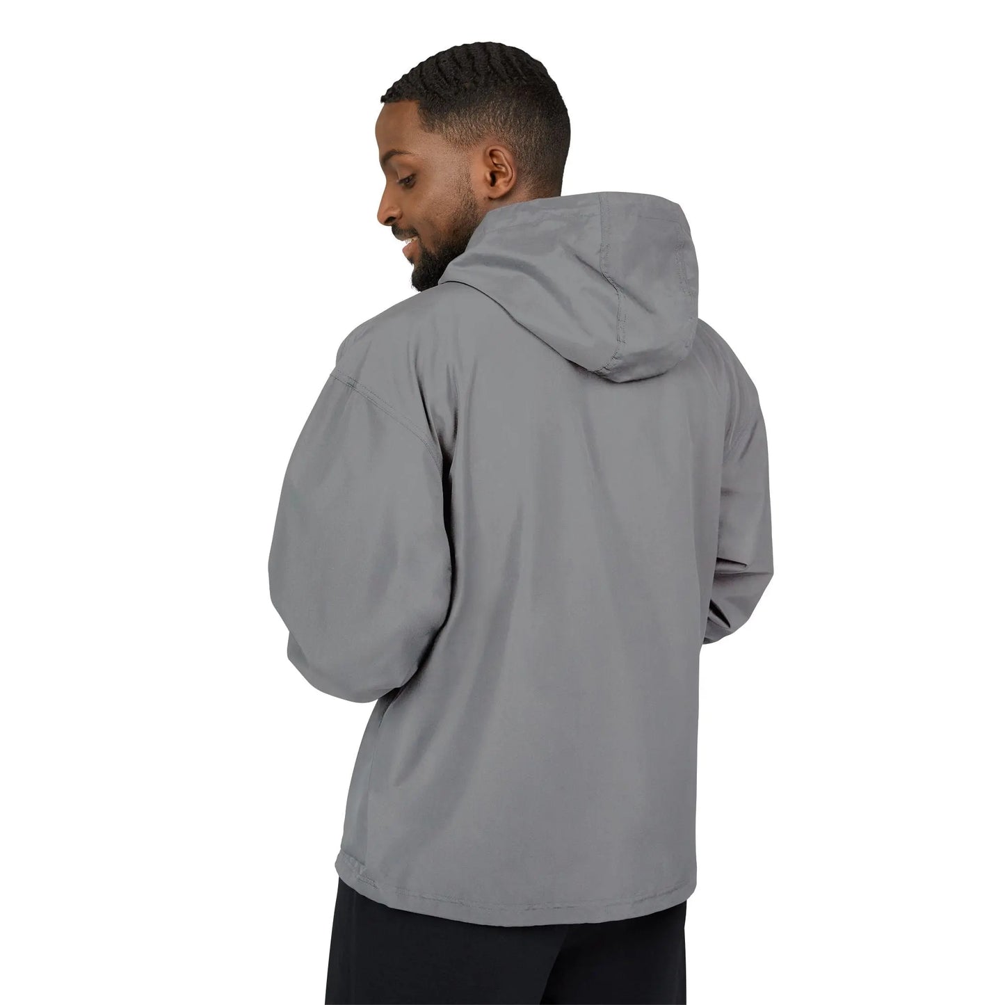 EO Embroidered Champion Unisex Packable Anorak Jacket Printify