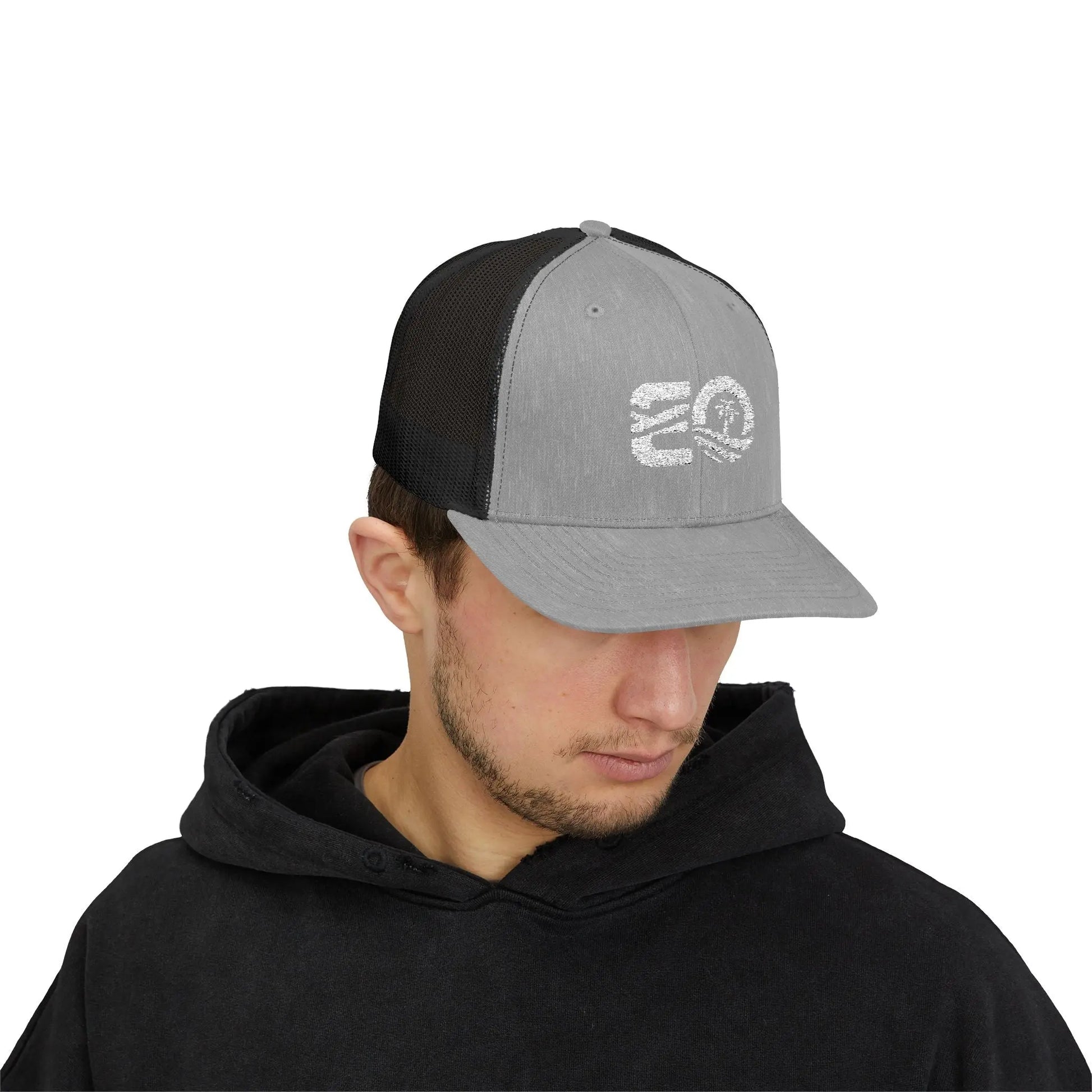 EO Snapback - White Logo Printify