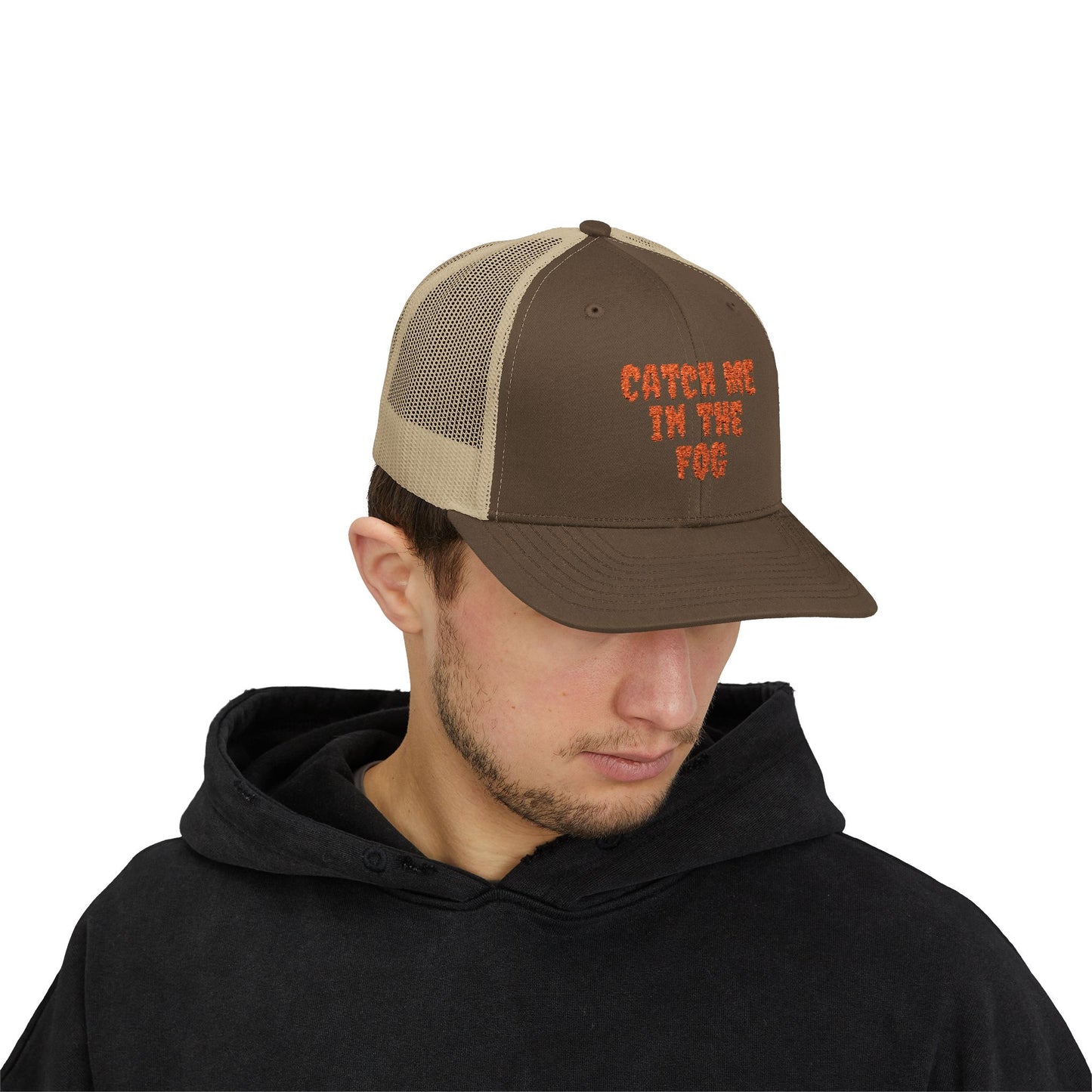 "Catch Me in The Fog" EO Snapback Printify