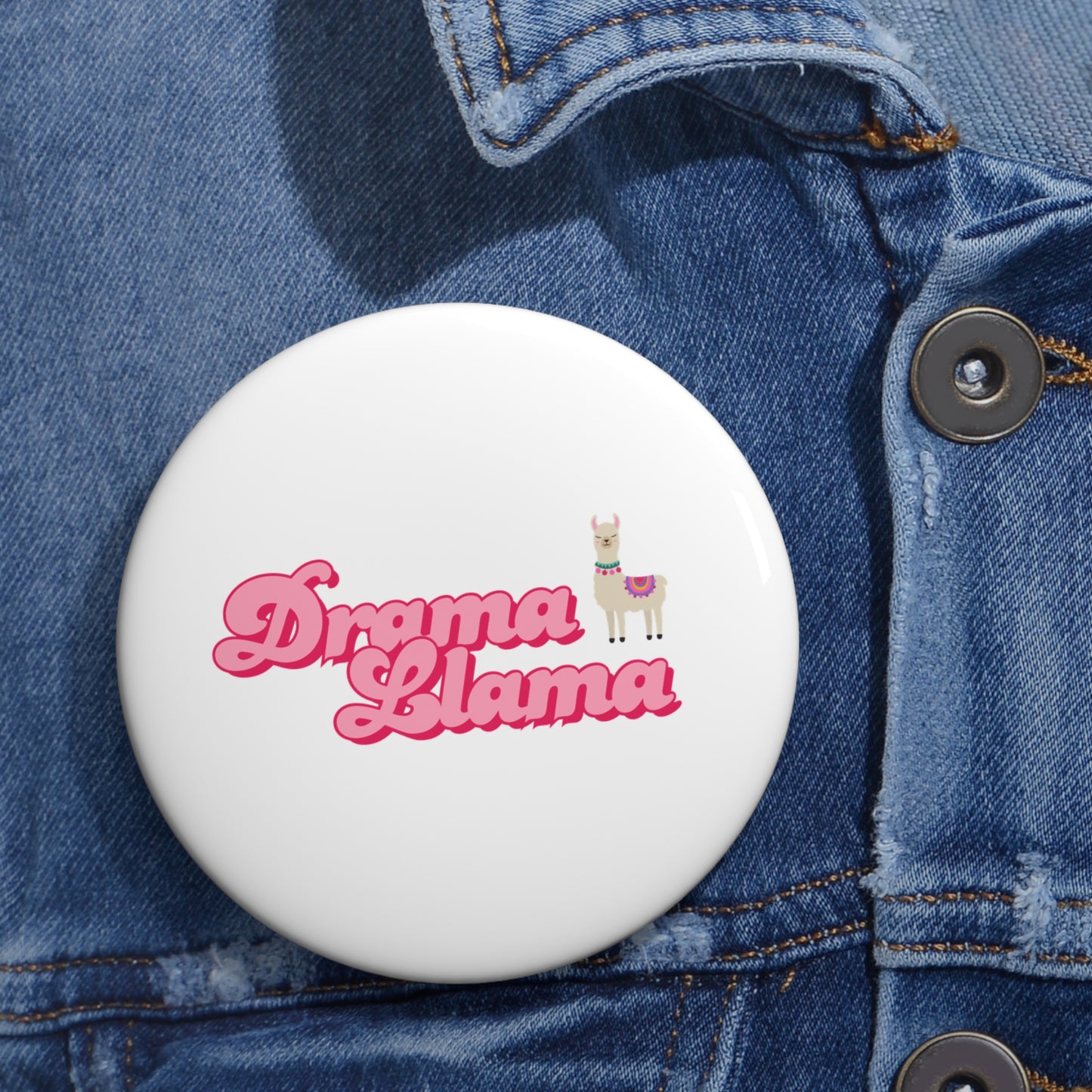 Drama Llama "V2" EO Pin Printify