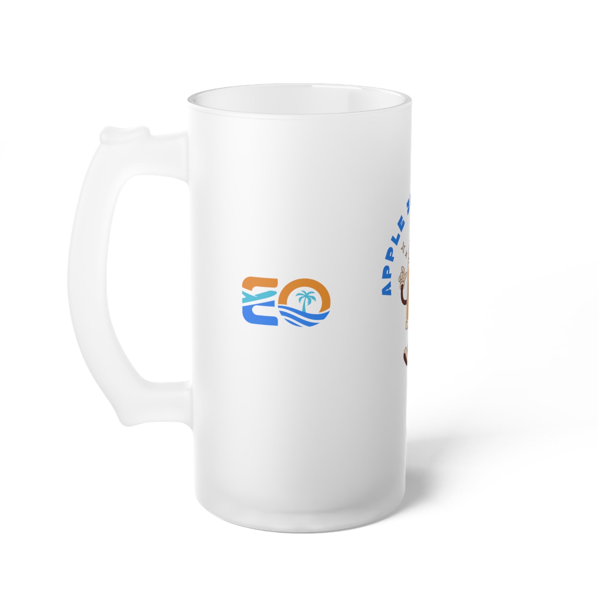 Frosted Glass Beer Mug Printify