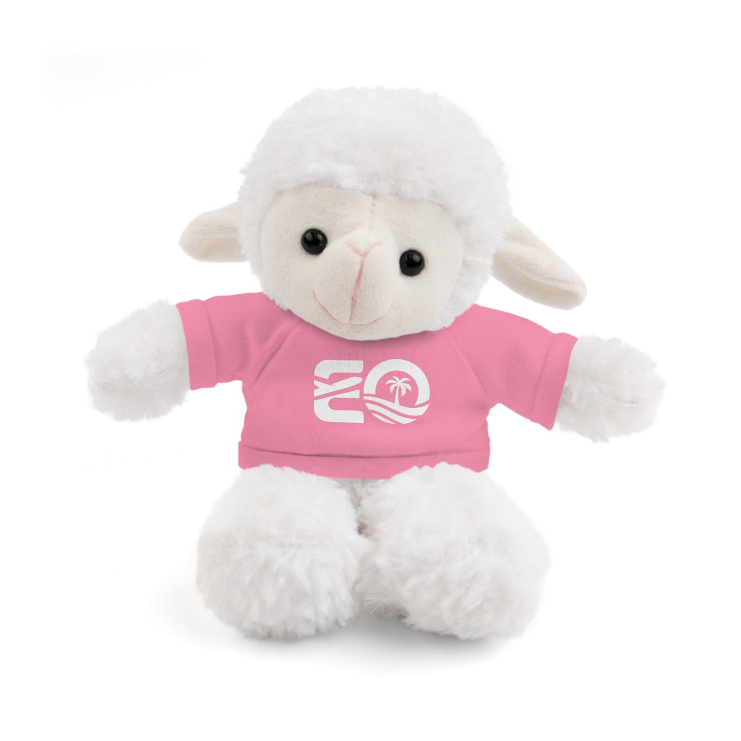 EO White Stuffed Animals with Tee