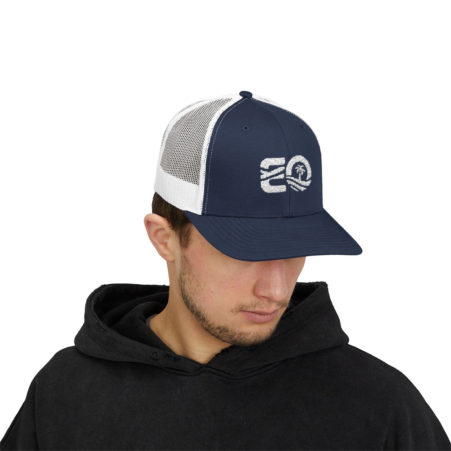 EO Snapback - White Logo Printify