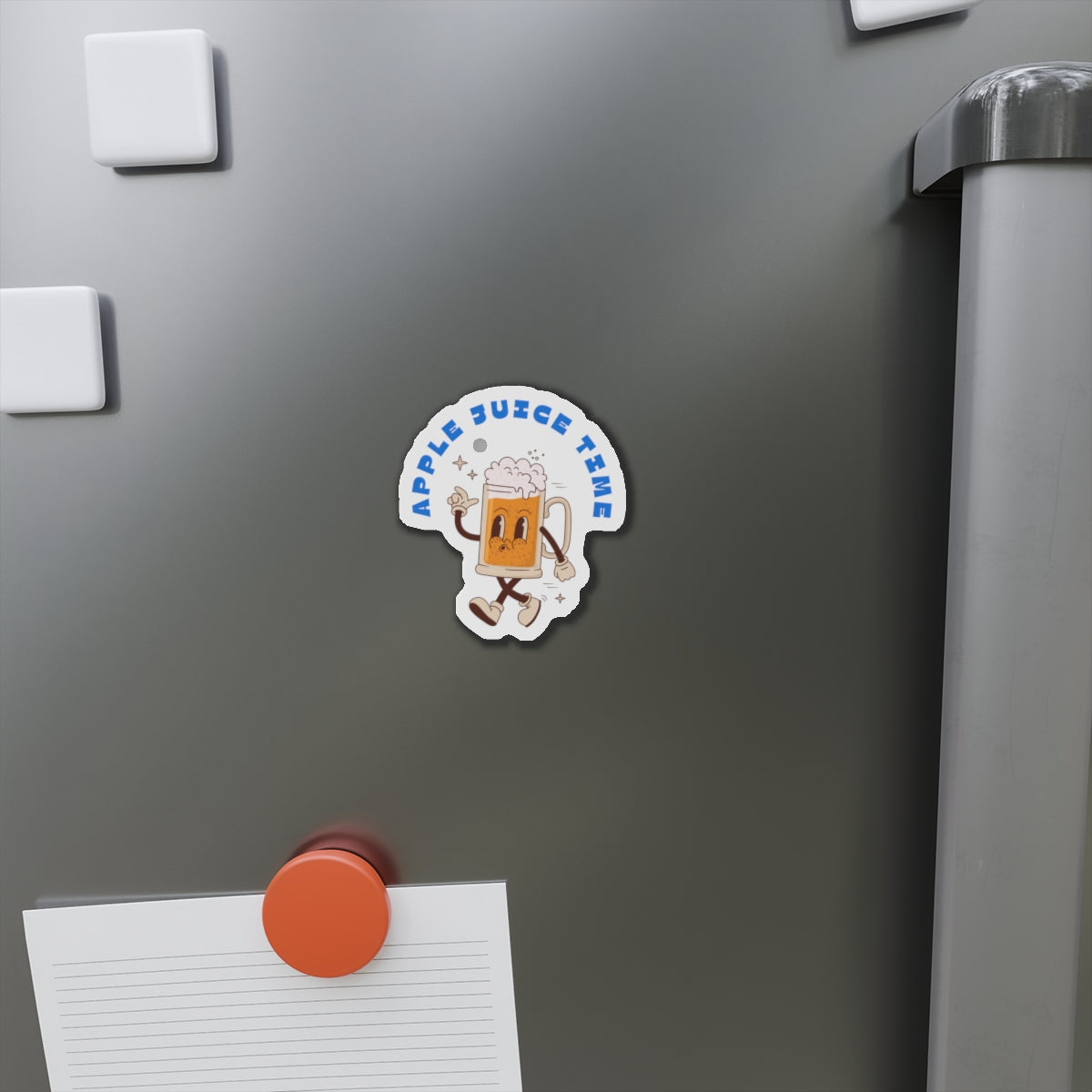 Apple Juice Time Die-Cut Magnet Printify