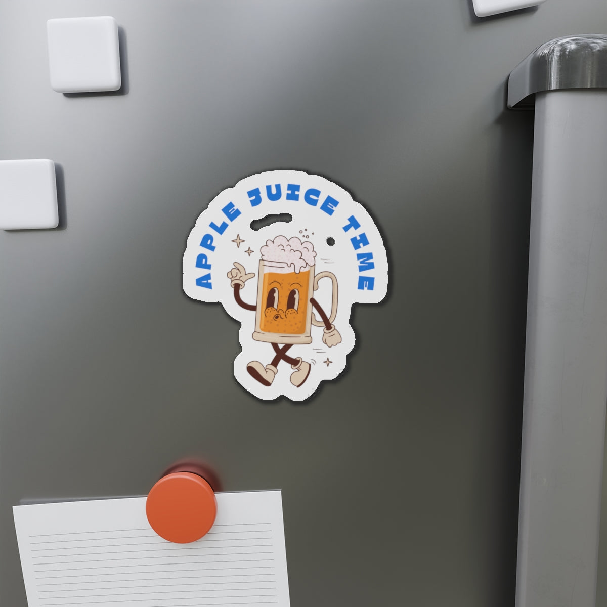 Apple Juice Time Die-Cut Magnet Printify