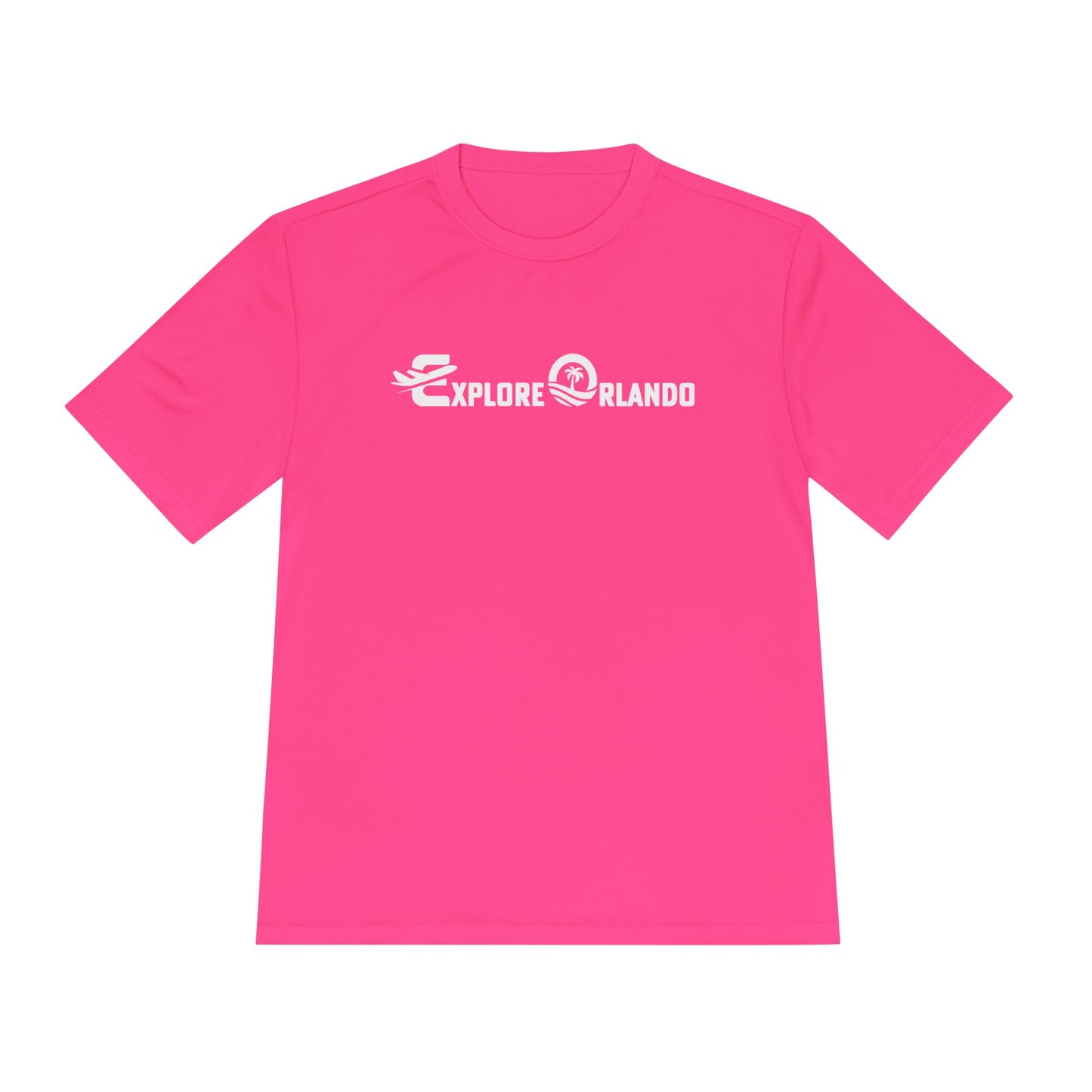 Explore Orlando Performance Tee - White Logo Printify