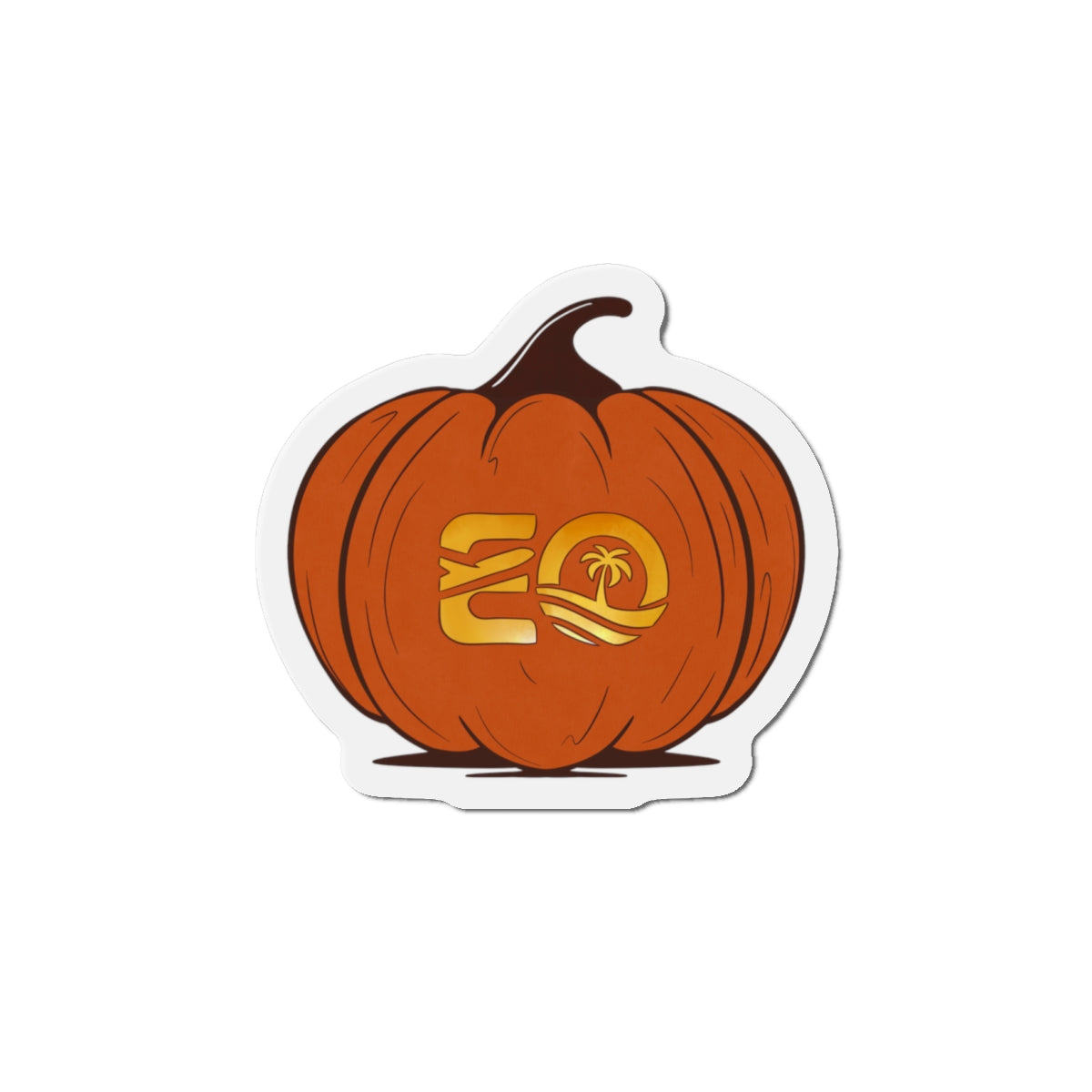 EO Pumpkin Magnet Printify