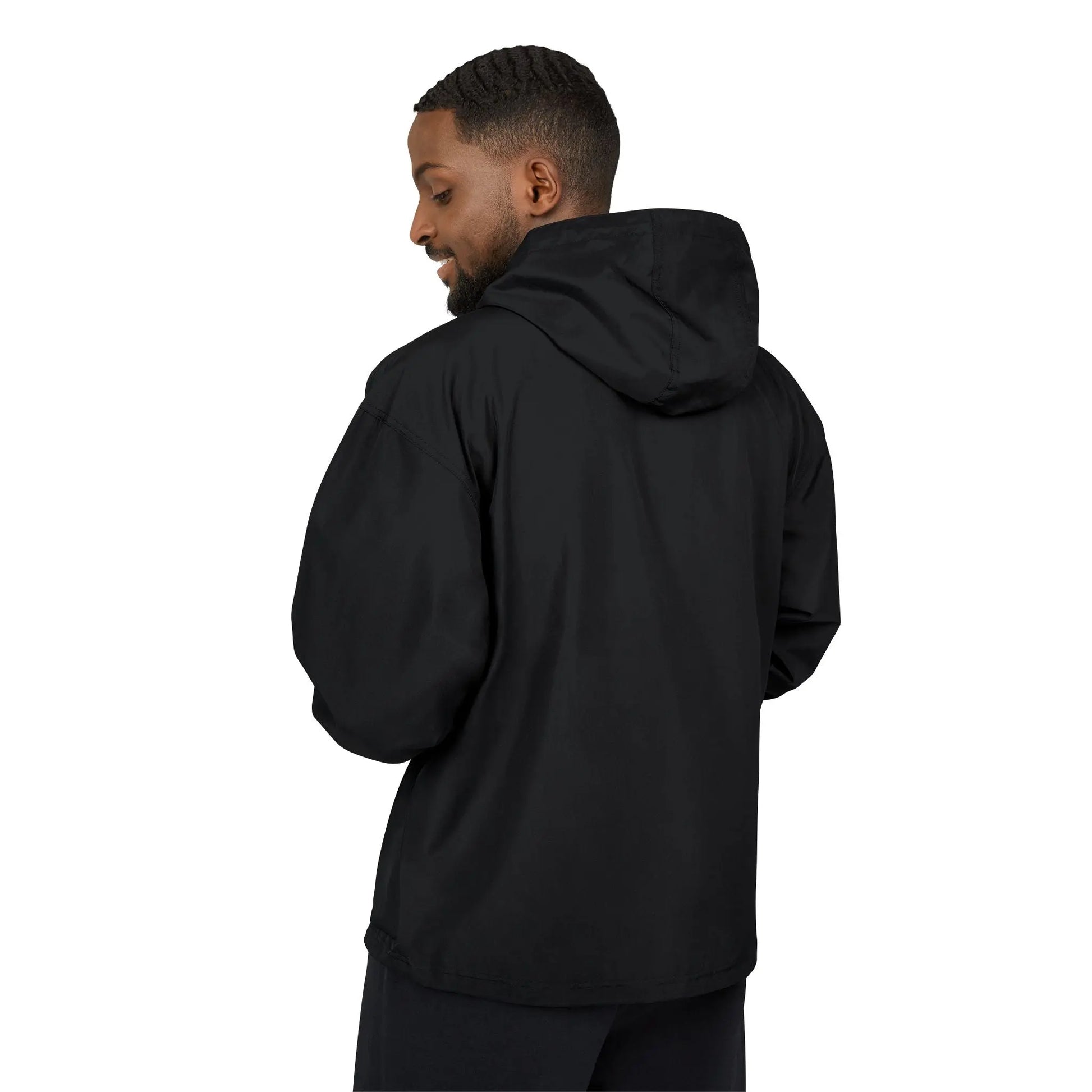 EO Embroidered Champion Unisex Packable Anorak Jacket Printify