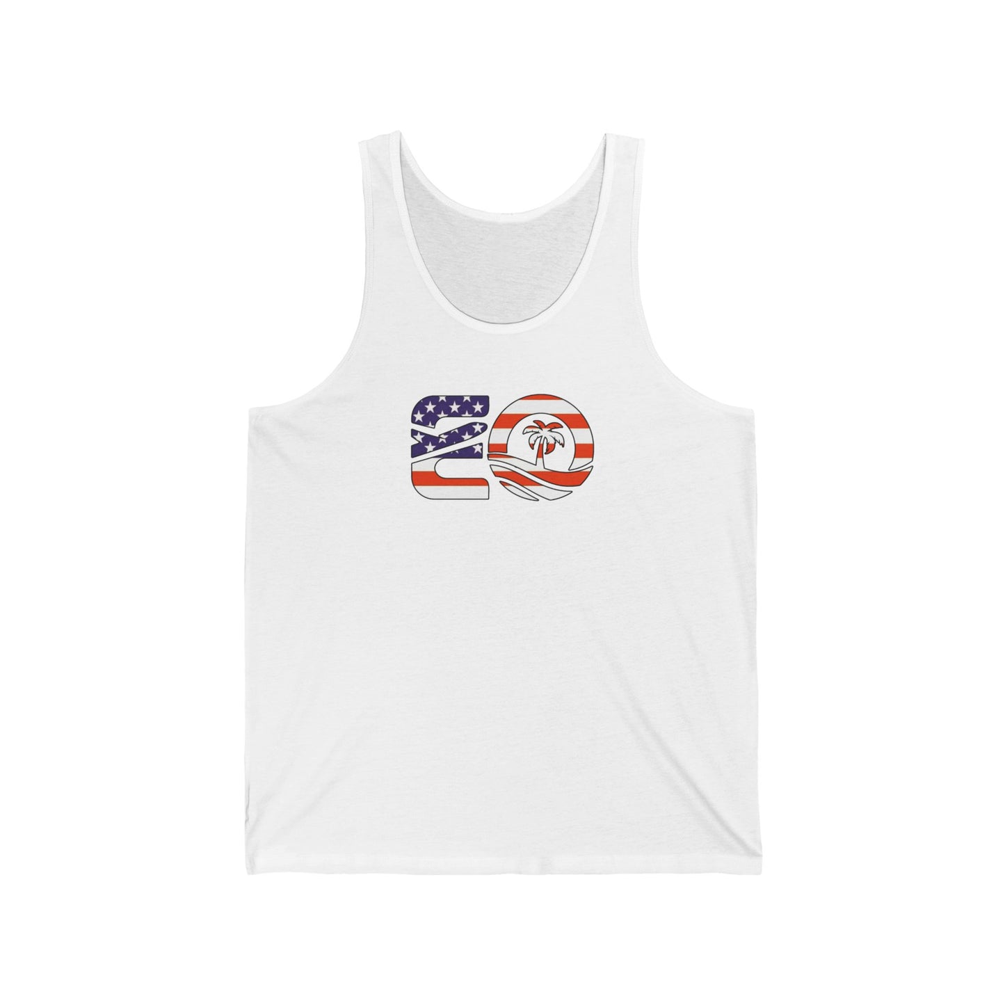 EO USA Flag Unisex Tank Top