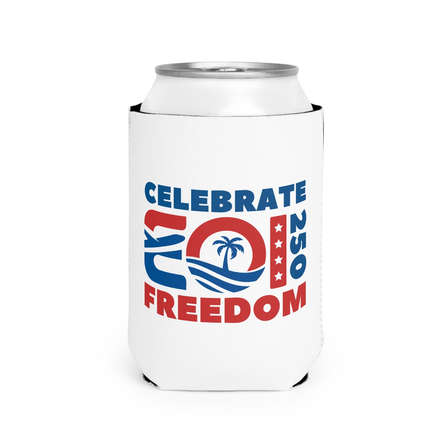 USA 250th Can Cooler Sleeve Printify
