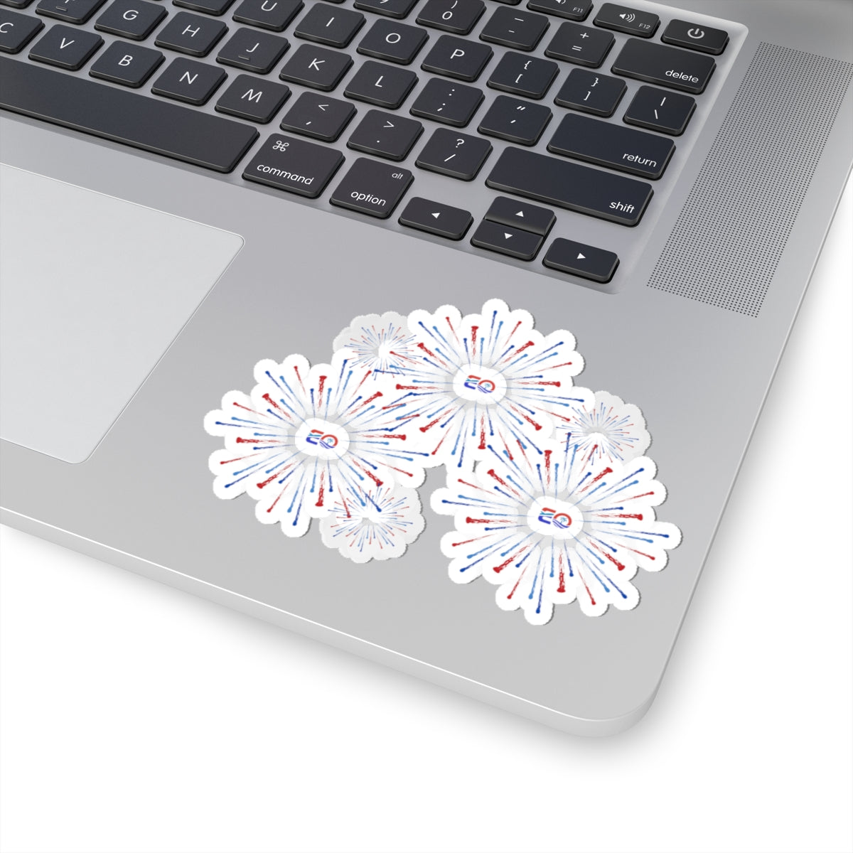 EO USA Fireworks Kiss-Cut Stickers