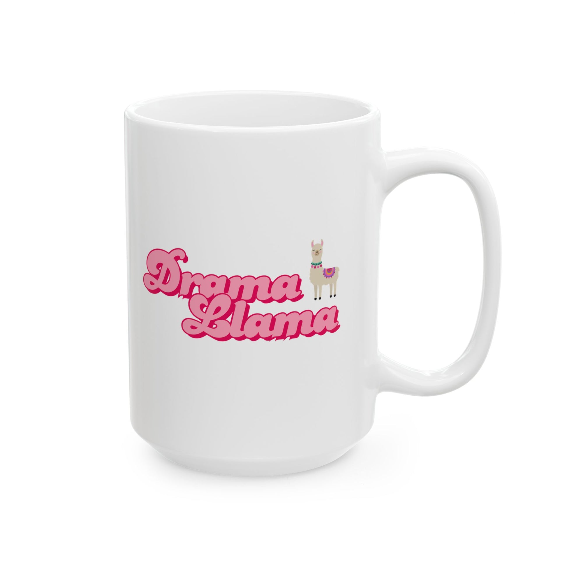 Drama Llama "V2" Ceramic Mug, (11oz, 15oz) Printify