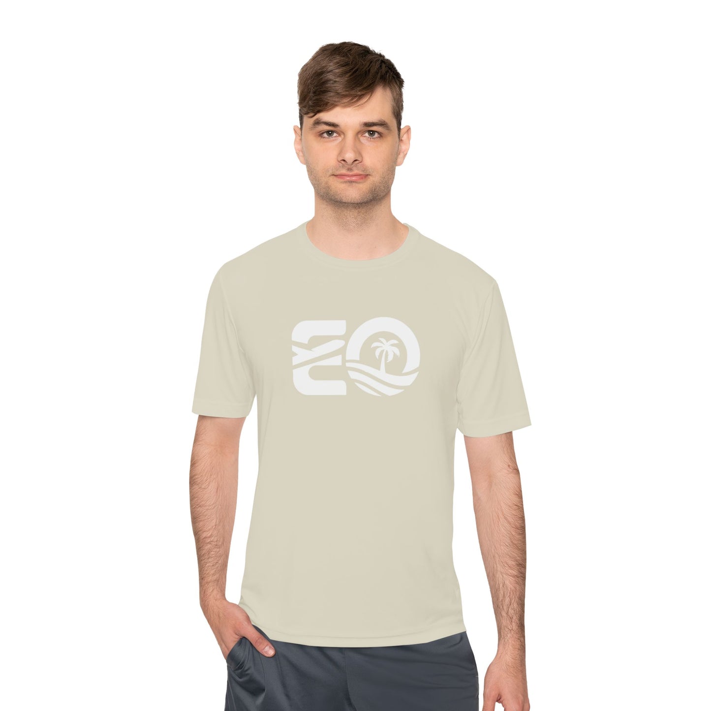 EO Performance Tee - White Logo Printify