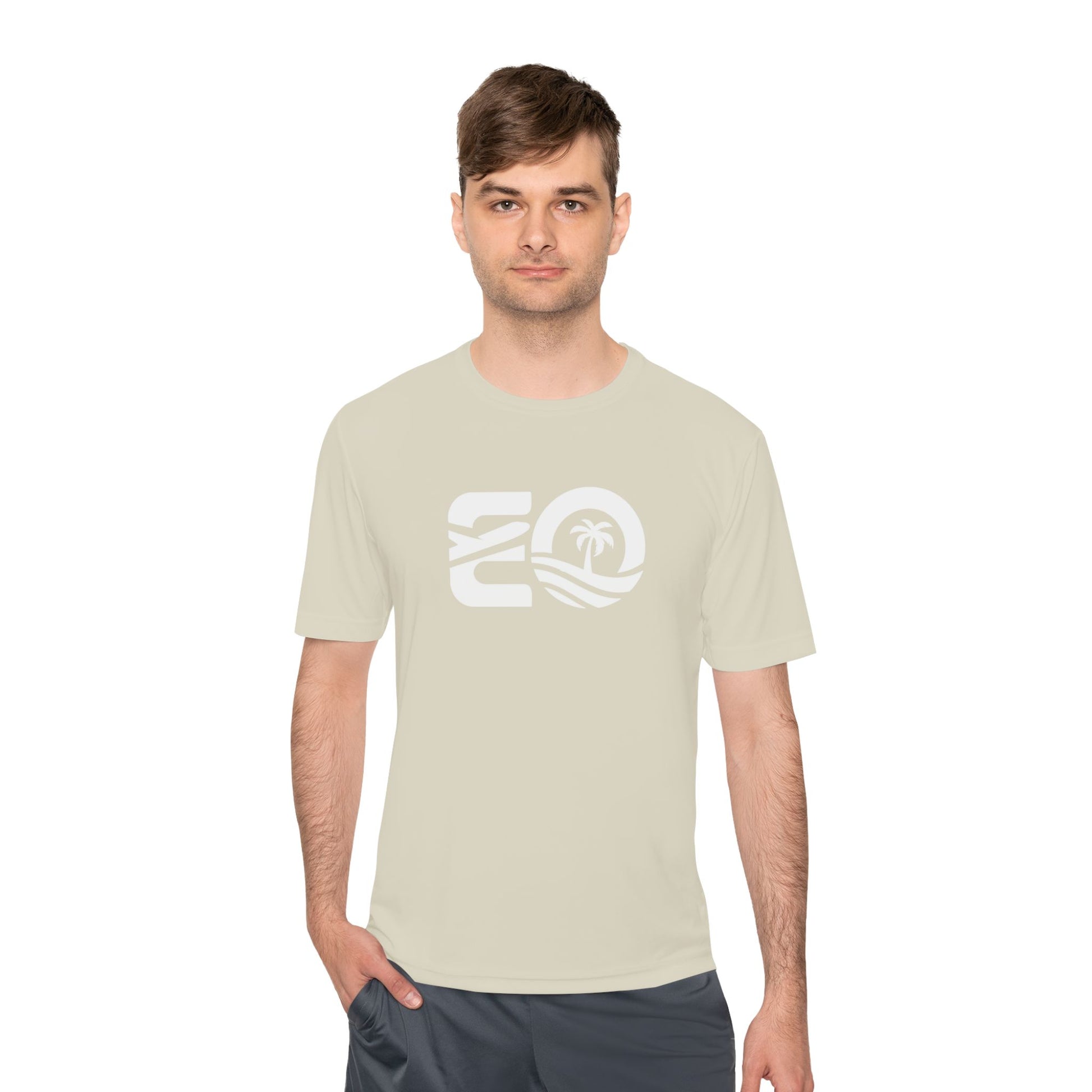 EO Performance Tee - White Logo Printify