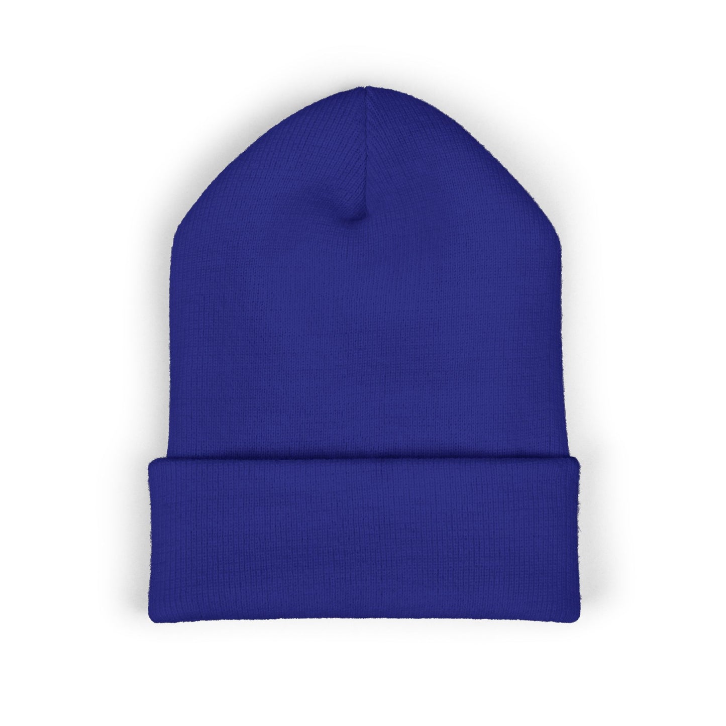 EO White Classic Cuffed Beanie (Embroidery)