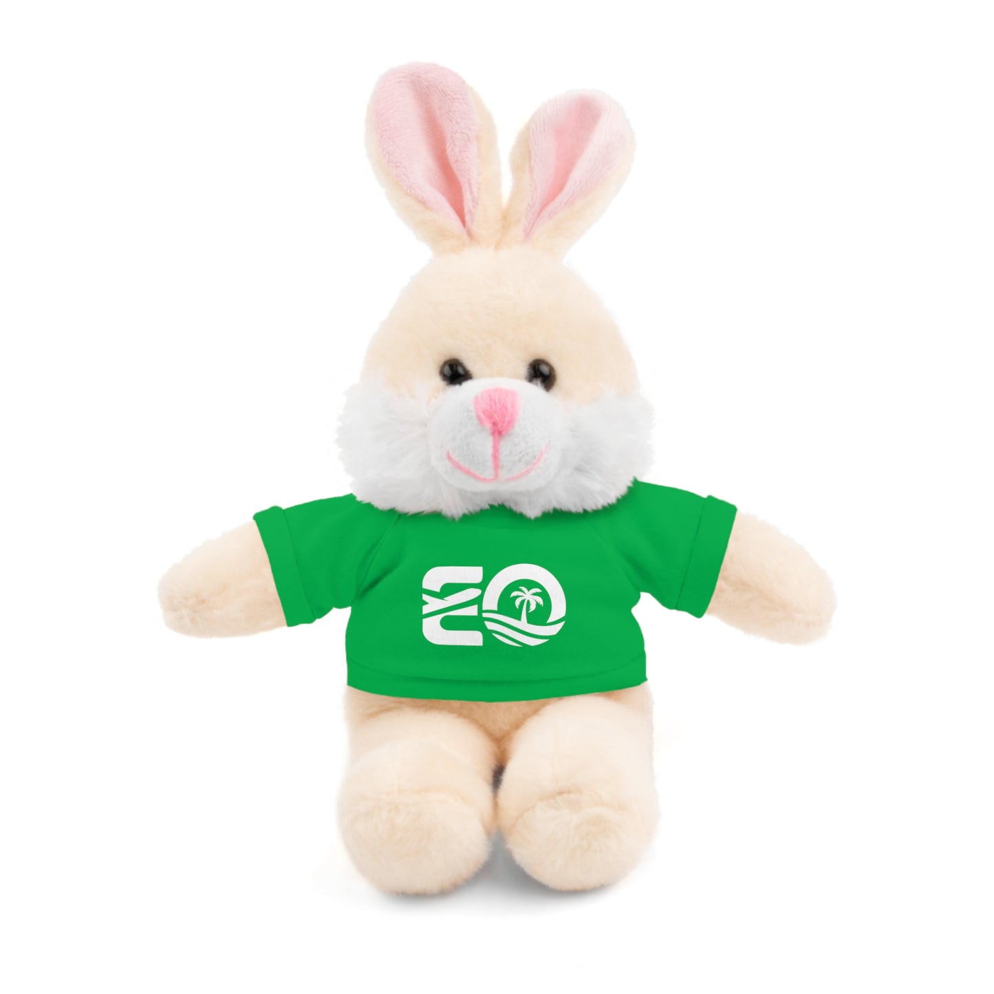 EO White Stuffed Animals with Tee