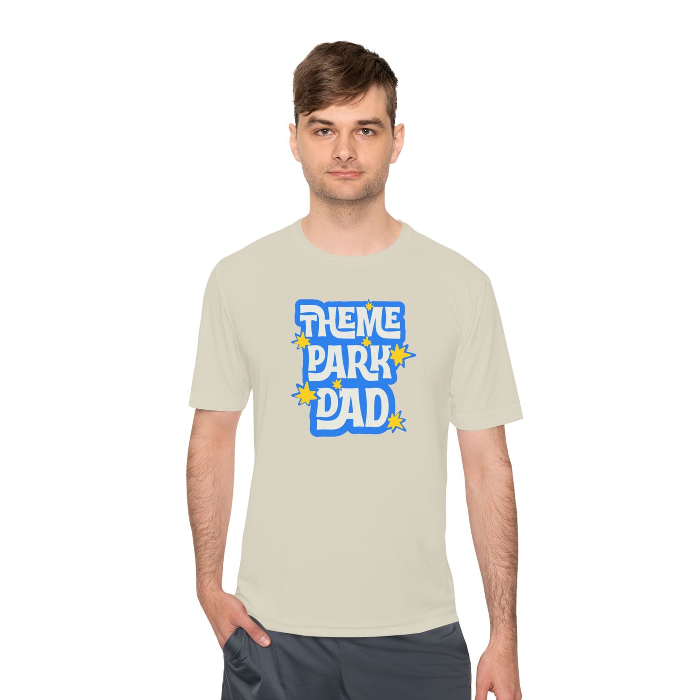 Theme Park Dad Performance Tee Printify