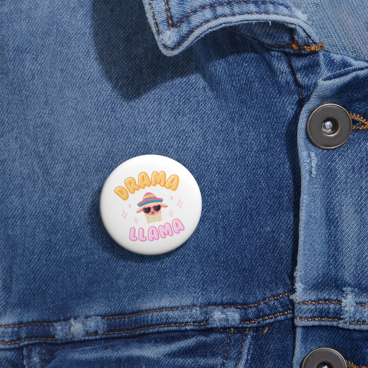 Drama Llama "V1" EO Pin Printify
