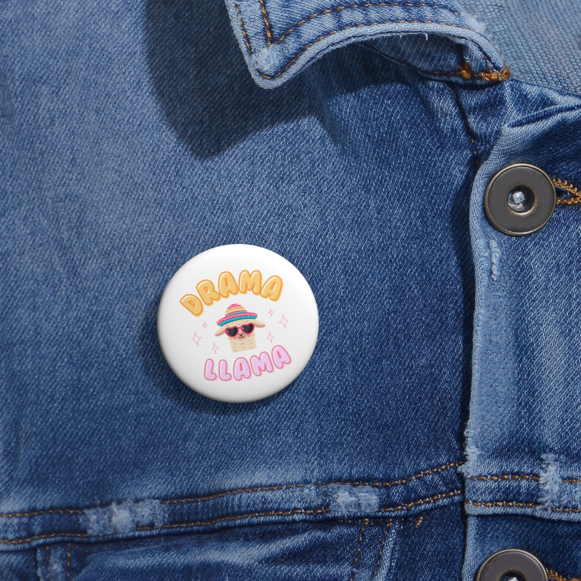 Drama Llama "V1" EO Pin Printify