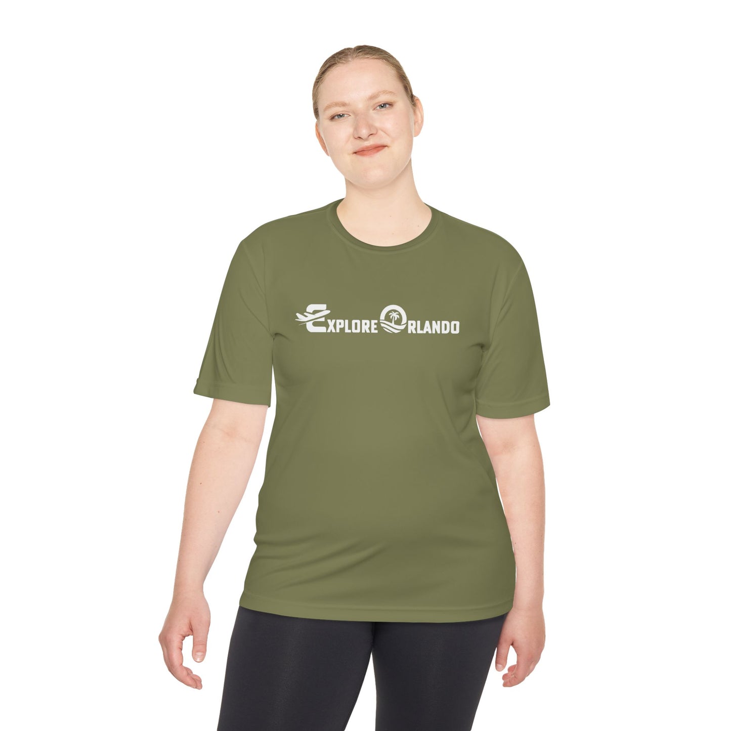 Explore Orlando Performance Tee - White Logo Printify