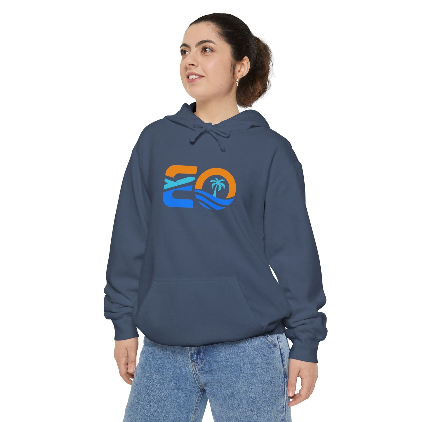 EO Unisex Garment-Dyed Hoodie