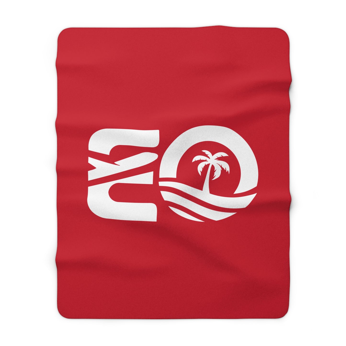 EO White Sherpa Fleece Blanket