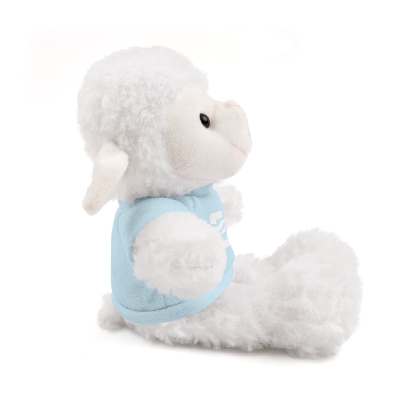 EO White Stuffed Animals with Tee