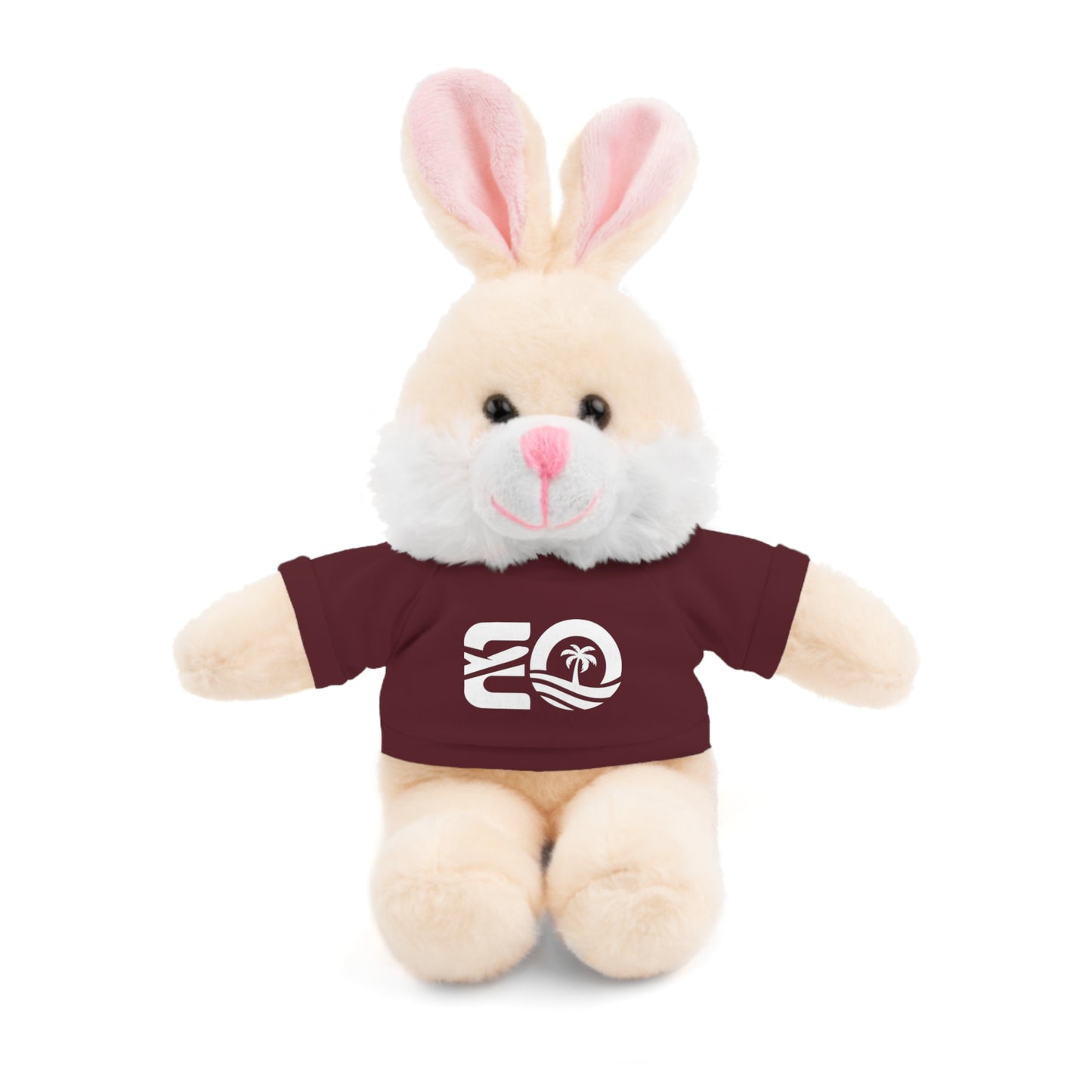 EO White Stuffed Animals with Tee