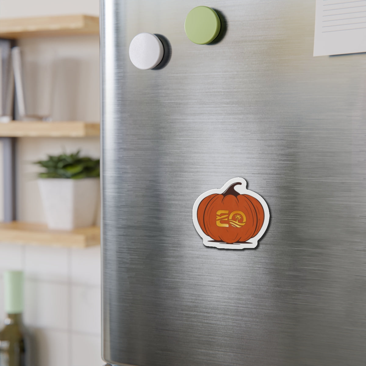 EO Pumpkin Magnet Printify