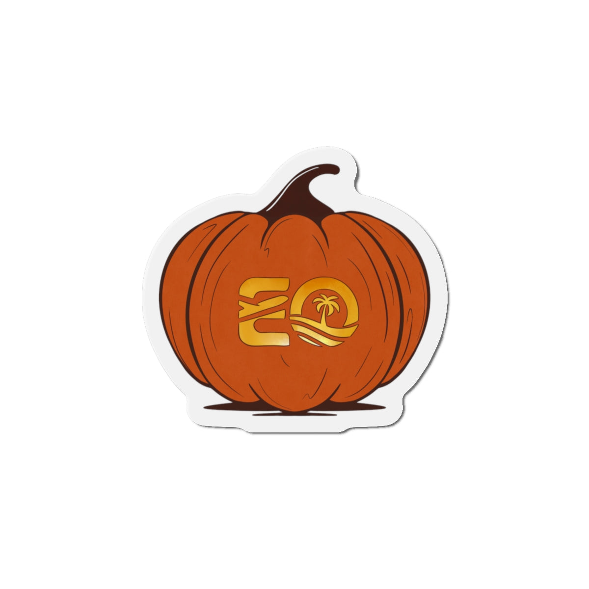 EO Pumpkin Magnet Printify